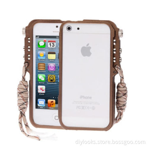 4th Design Trigger Aluminum Metallic Bumper Case Cover for iPhone 5 & 5S